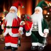 Polyester Holiday Supplies Santa Claus Figurines Standing Posture Christmas Dolls Window Decorations Gifts