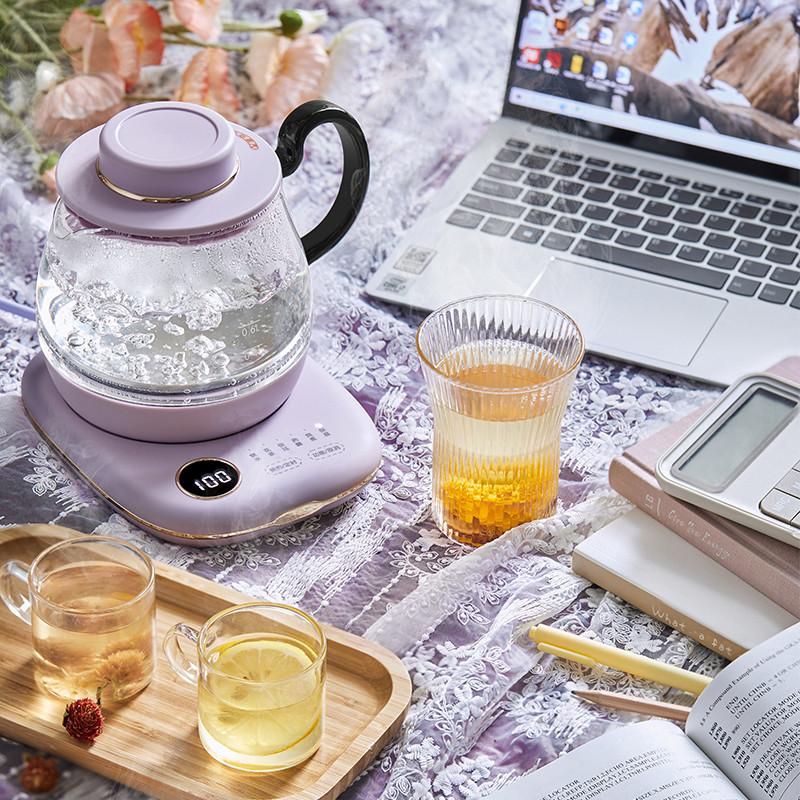800 мл электрический горшок для сохранения здоровья 220 В мини-портативный стеклянный электрический чайник для заваривания воды DIY десерт пить