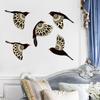 5 Pcs Flying Bird Wall Art Decor Rustic Wooden Birds Wall Decoration