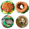 Cat Hamburger Hat Clothes Halloween Cosplay Party Funny Puppy Kitten Costume Creative Novelty Pet Coat Yorkshire French Bulldog