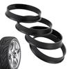 Hub Rings 4PCS Hubrings Hub Shock Absorbing Collar Adapter Ring Modification Replacement Accessories For 60.1mm-73.1mm Wheel