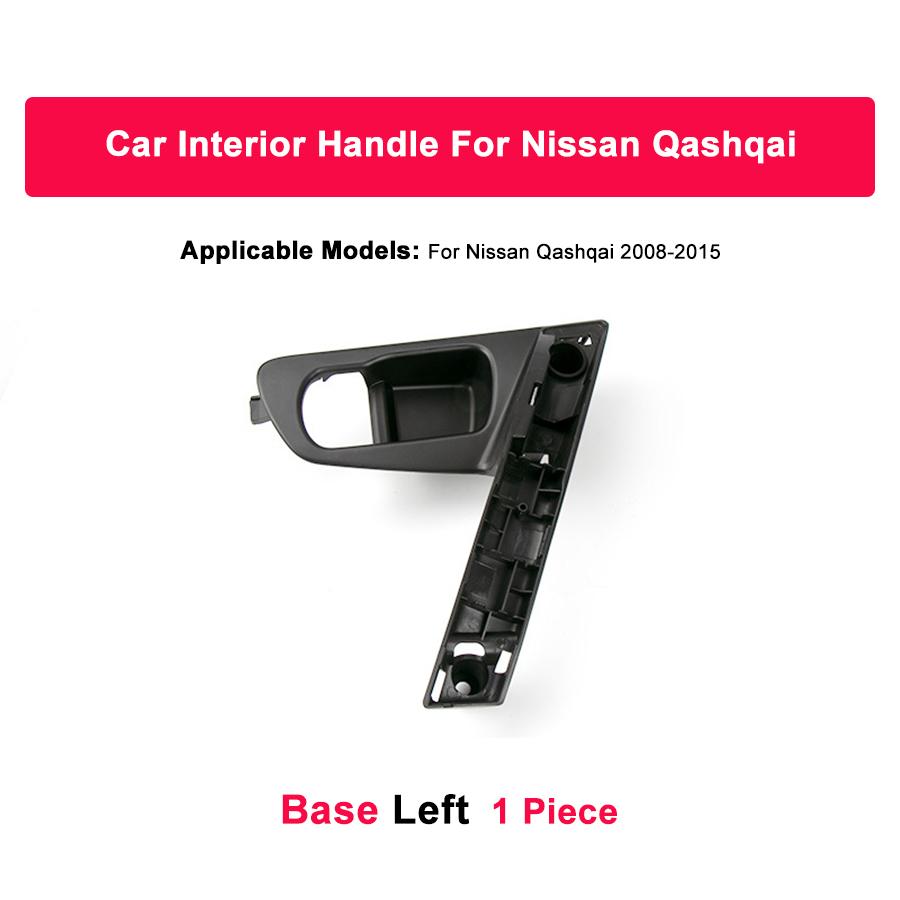 Car Door Handles Cover Silver Handle Shell Replacement Interior Parts 80945-JE50A 80944-JE50A for Nissan Qashqai J10