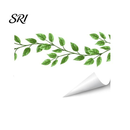 Kitchen Floral Stickers Flowers Wall Decals Peel And Stick Removable Art Flexible Surface for Living Room Girls Nursery Bedroom No Residue