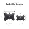 Car Stickers For Alfa Romeo High-quality Leather Car Seat Headrest Memory Foam Comfort Pillow Auto Interior For Alfa Romeo 4C 15