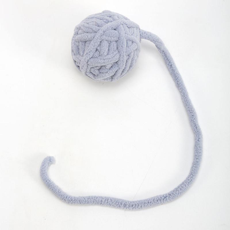 Игрушки для питомцев Разноцветные шерстяные мячики Мячики со встроенными колокольчиками Игрушки для кошек