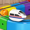 1pc Rechargeable Magnetic Train for Kids for Magnetic Rail Electric Motorized Engine Educational Building Toys Accessories