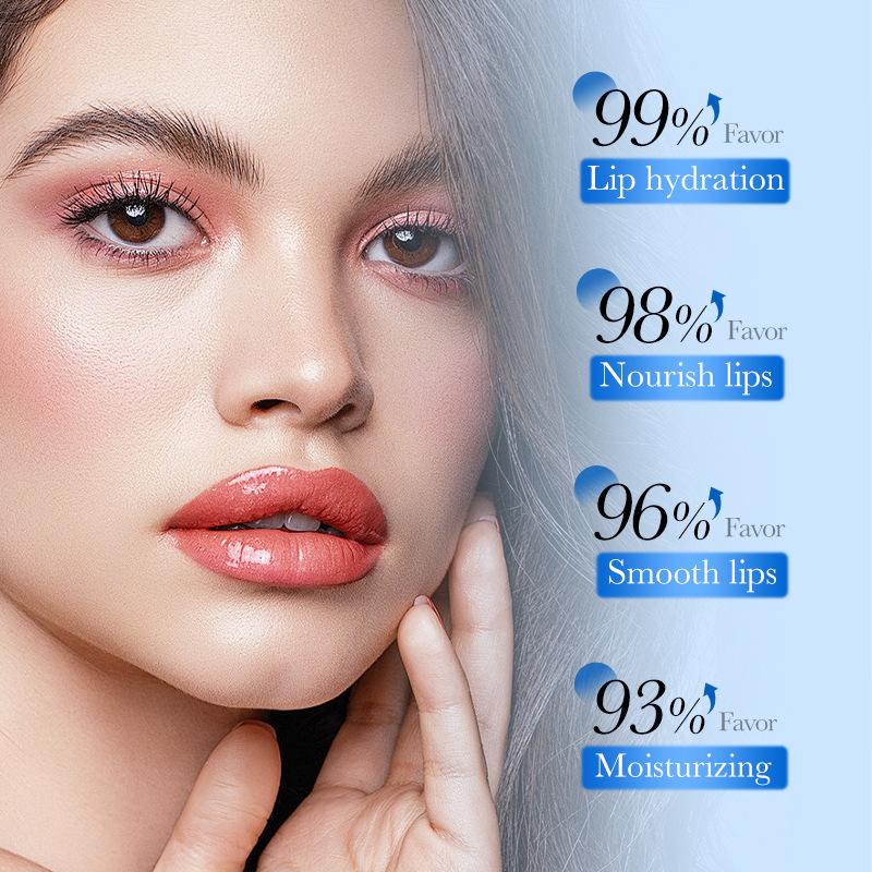 Увлажняющая маска для губ с черникой улучшает уход за линией губ