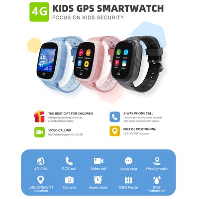LT30 4G Детский смартфон Звонок Смотреть видеочат LBS GPS WiFi SOS Монитор Камера IP67 Водонепроницаемая