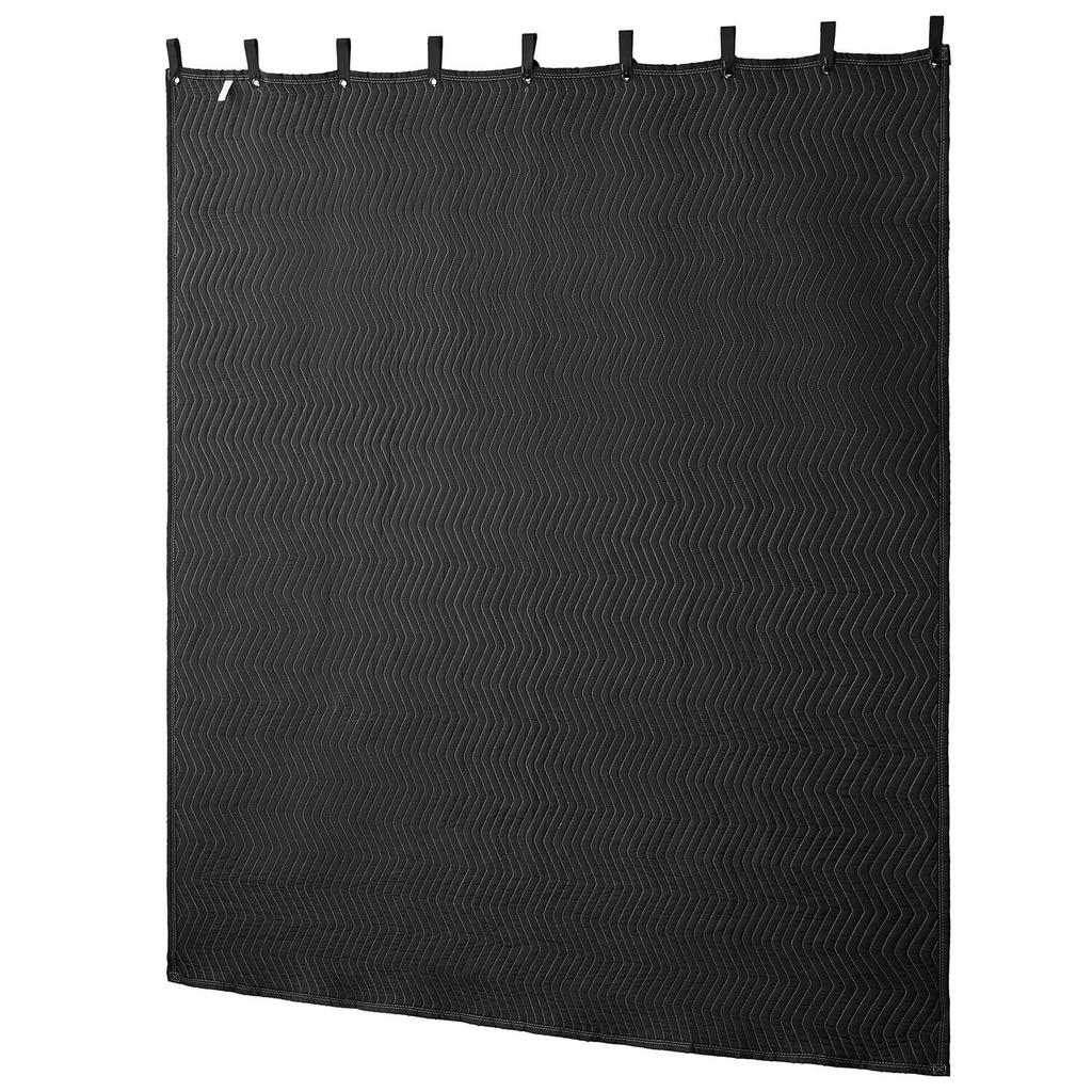 2 Pack Sound Dampening Blankets, 2438 x 2032 mm, Extra Large Soundproof Blanket with Grommets, Studio Grommeted Blanket with Cotton Filling, for
