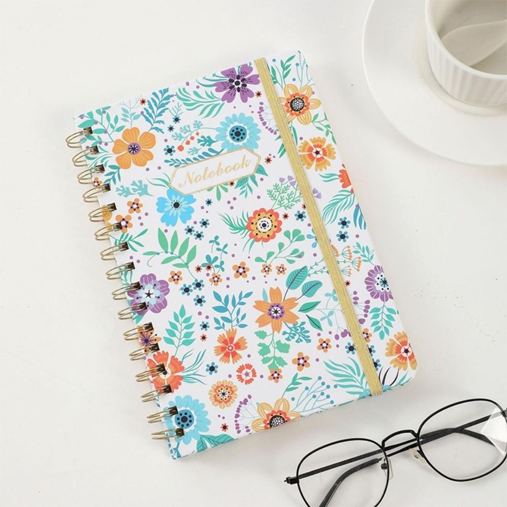 5.7 X 8.5inch Spiral Notebook 160 Pages Artfan Notebook Journal Office School Supplies