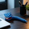 Desktop Ornament for Office 3D Printed Sea Monsters Ornament, Flexible Articulated Action Figure, Fantasy Durable Pla Sculpture Deep Creature