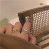 Super Flash Butterfly Open Ring Zircon Adjustable Light Luxury Advanced Sense Index Finger Ring Female