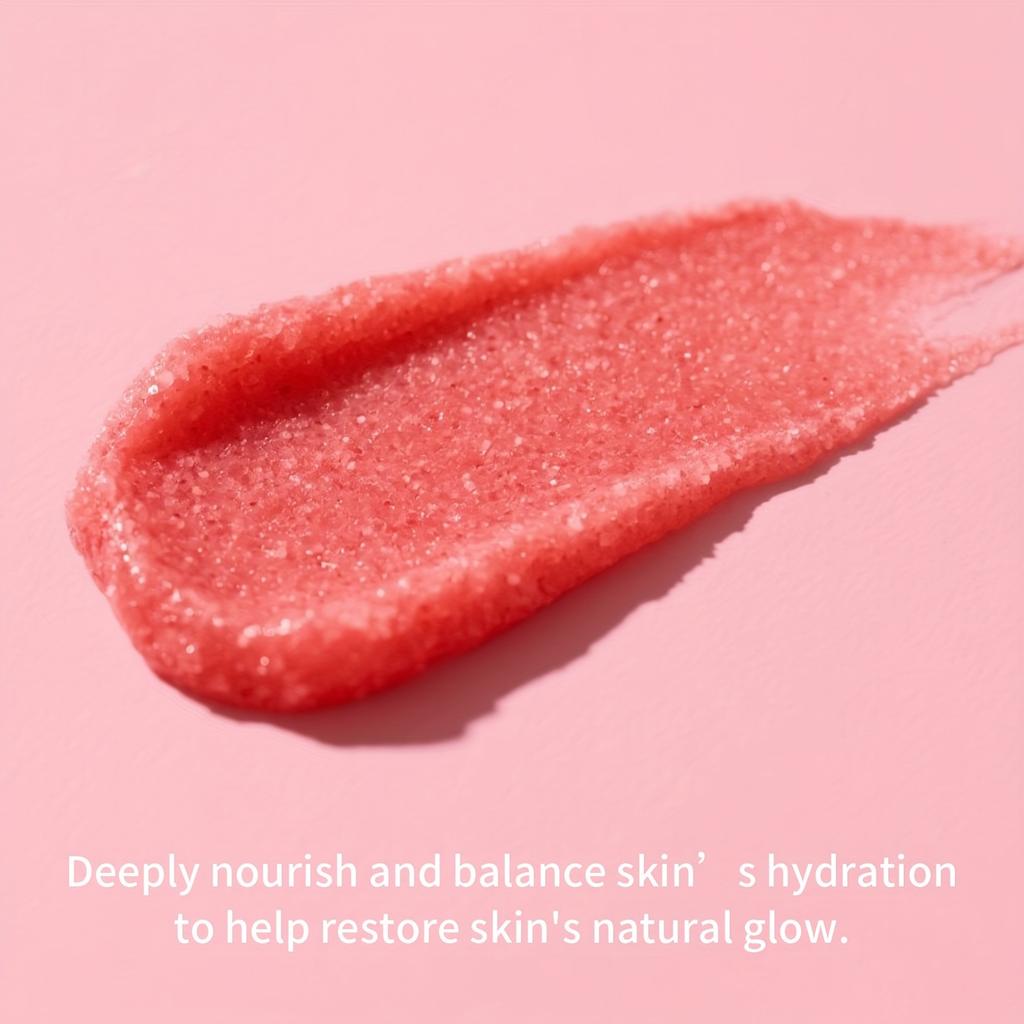 Cherry Sugar Body Scrub Gentle Exfoliating Body Wash Remove Dead Skin Moisturizing Brightening Deep Cleansing Shower Scrub