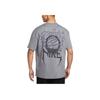 Nike Max90 Comfortable Fashion Simple Versatile Solid Color Short Sleeve T-Shirt Men Tops Gray HJ3432-065