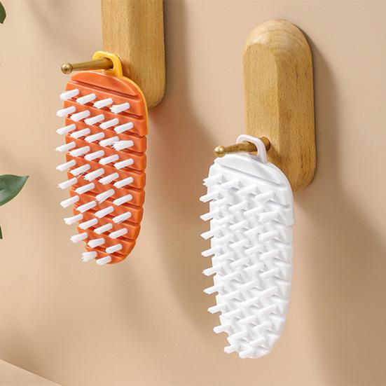 Portable Pot Brush Useful PP Material Home Accessory Flexible Vegetable Cleaning