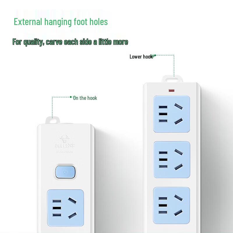 Bull 3-Position Master Control Power Strip