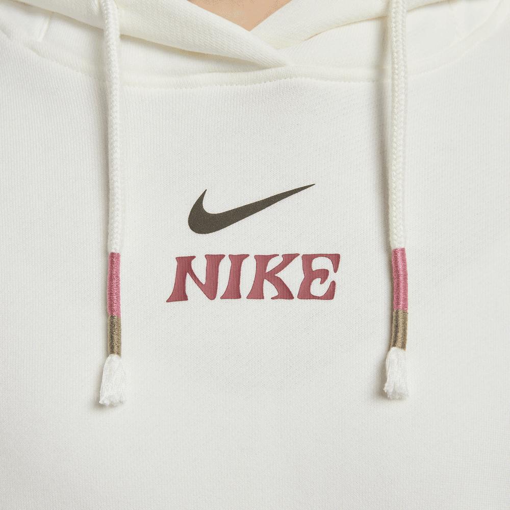 Nike Sweatshirts Women's White Hooded Moderate Regular IQ3826-133