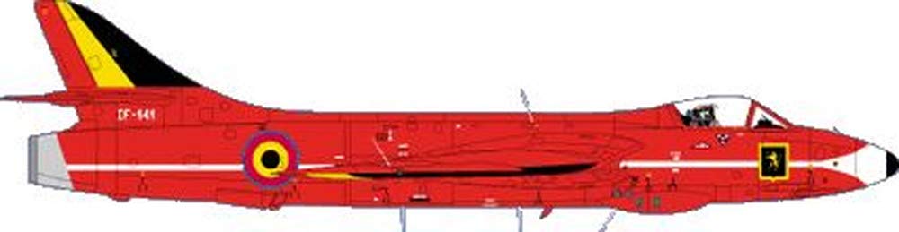 DCD4845 Бельгийские ВВС Hunter Mk6 Red Devils декаль 1/48