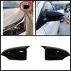 Для Toyota Corolla 2013-2018 2 шт. АБС-пластик Крышка зеркала с крыльями летучей мыши Крышки Зеркало заднего вида Чехол Глянцевый черный аксессуары