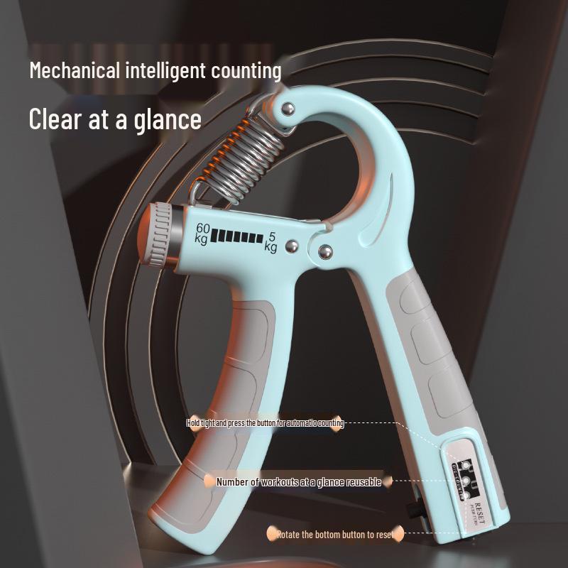 Adjustable Grip Strengthener with Counter for Hand and Arm Rehabilitation Training