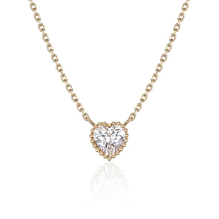 14k Lovely Heart Necklace