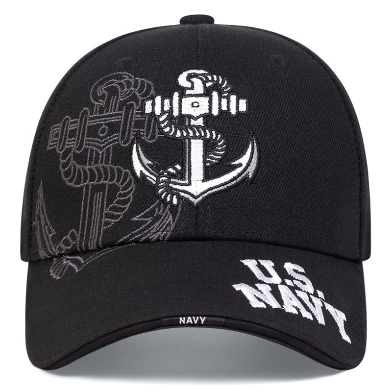 Unisex Anchor Embroidery Baseball Caps Spring and Autumn Outdoor Adjustable Casual Hats Sunscreen Hat