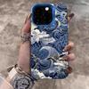 Арт Волна Крутой Модный Чехол Для Телефона Для iPhone 17 Pro Max 17e 16e 15 17 Air 14 13 12 11 Pro Max 8 Plus X IMD Ударопрочный Чехол