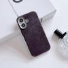 Применимо к iphone16promax фланелевая магнитная кожаная Apple 15 металлическая рамка кнопка тканевое волокно защита