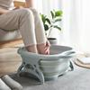 Foldable Footbath Massage Bucket Soaking Bucket Folding Basin Foot Bath Bucket Bathtub