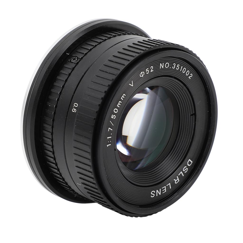 50mm F1.7 Full Frame Large Aperture Manual Focus Lens for EF Mount DSLR Cameras Multi Layer