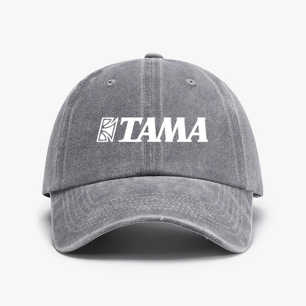 Fashion TAMA Print Drums Unisex Women Cap Heisenberg Casual Washed Distressed Denim Baseball Caps Unisex Adjustable Snapback Hats