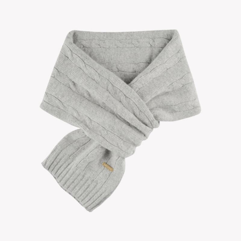 Saint Luxure Cable Loop Muffler Gray