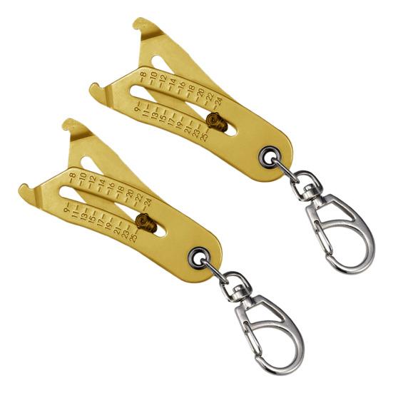 1 шт/2 шт портативный брелок для проверки размера резьбы подвеска металлический болт и гайка