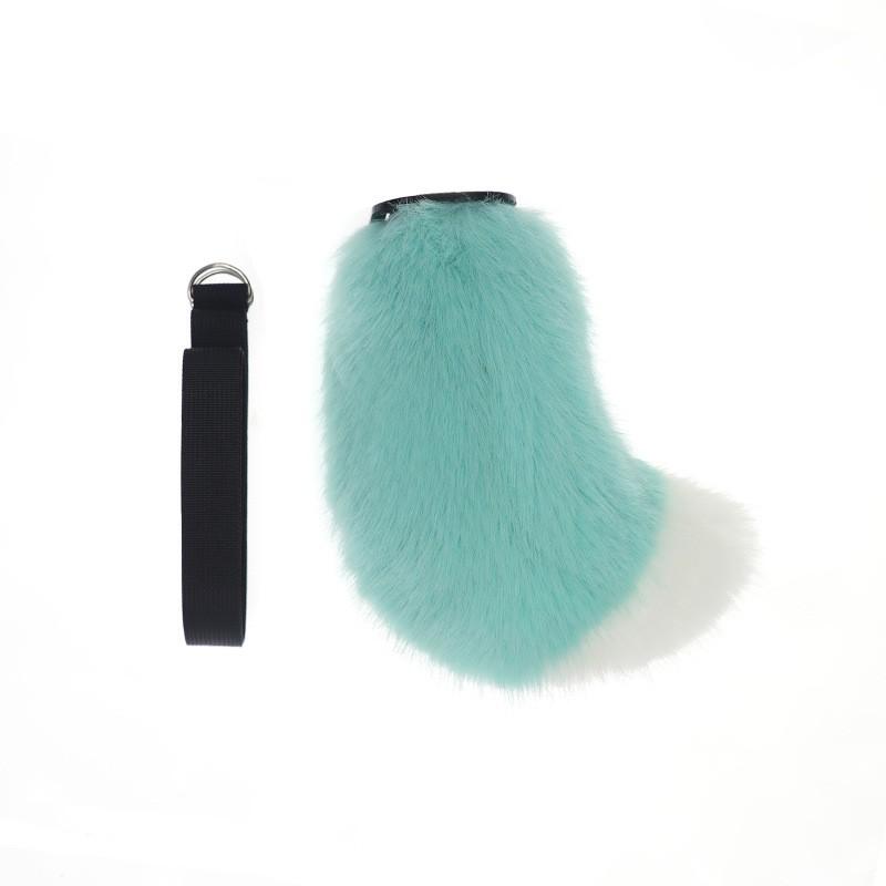 Electric Sound-Activated Plush Sheep Tail Cosplay Prop Anime Convention Adult Costume