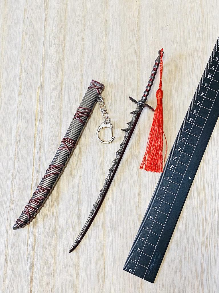 Tenjo Tenka Musou Sword Monster Hunter Monster Hunter Sword Мини-оружие Меч Копье Лук Стрела Щит Меч Аксессуар Брелок Фигурка Интерьерная кукла