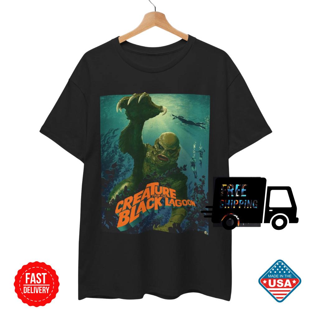 ! Creature from the Black Lagoon Horror Movie T-Shirt, Unisex Shirt Inspired Unisex T-Shirt