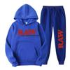 Мужской роскошный repliki men Set RAW Hat Running Hoodie Sweatpants 2PK Осень Зима Повседневная шерстяная спортивная одежда