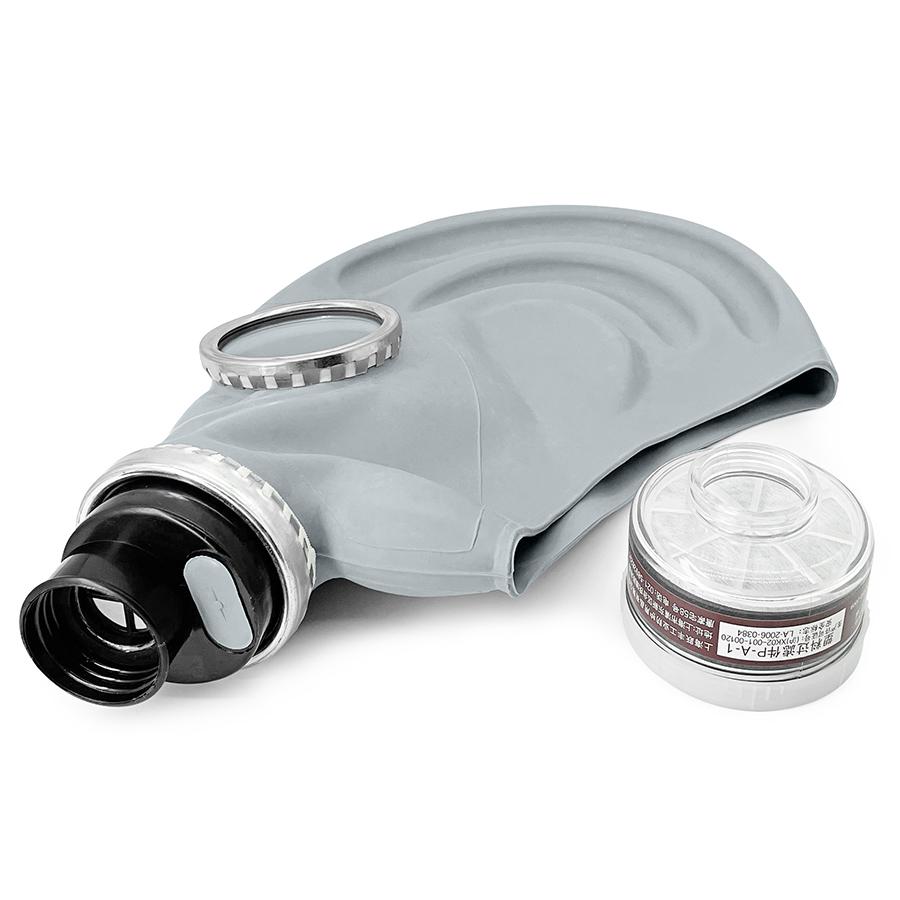 Chemical Resin Mask Industrial Safety Full Face Gas Mask Paint Workplace Safety Carbon Filter Box Dust Respirator Silicone Large