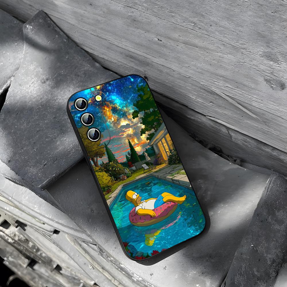 Чехол для телефона для Samsung Galaxy S24 S25 S26 S22 S23 S25 S21 Ultra Fe Plus A16 A55 A54 A24 A52 Чехол TheS S-Simpsons