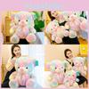 Rainbow Plush Bear Toy Cute Cartoon Children Birthday Girl Holiday Doll Gift