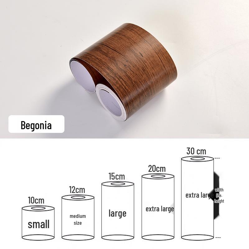 Водонепроницаемая самоклеящаяся наклейка с текстурой дерева для плинтуса и кромочная лента для отделки кромок мебели и декора плинтуса