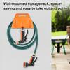 Garden Hose Holder Wall Mounted Hose Hanger Tangle-free Hose Organizer Hose Reel Hook for Outside Yard Garage Storage