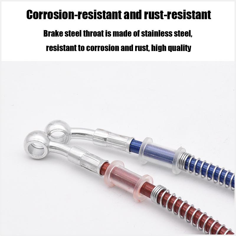 USERX Motorcycle Dirt Bike Braided Brake Hose Line Steel Brake multicolor cable Hydraulic Banjo pipe motorcycle Universal Racing