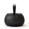 Чайник Ichikudo Nanbu Iron Kettle, чугунный чайник, совместимый с IH200V, победитель премии Good Design Award 2012, 1,2 л [черная отделка]
