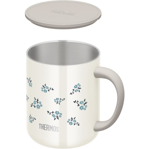 Thermos Vacuum Insulated Mug 450ml Blue Flower JDG-452LTD B-FL