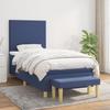 3136979 vidaXL Divan Bed with Mattress Blue 100x200 Cm Fabric