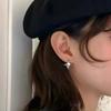 Минималистичные серьги-гвоздики в серебряном цвете в виде звезды для девочек и женщин, модные, милые, пентаграмма, пирсинг, серьги, украшения Y2k, подарки