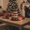 Layered Fabric Patchwork Christmas Tree Kit Vintage Hand Sewing Christmas Tree Ornament  Handcraft