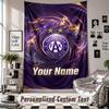 Custom Tapestry Wall Hanging, Austria Wien FC Personalized Name Text Home Wall Decor