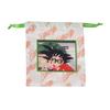 Small Planet Dragon Ball Ribbon Drawstring Bag Son Goku Peace Sign